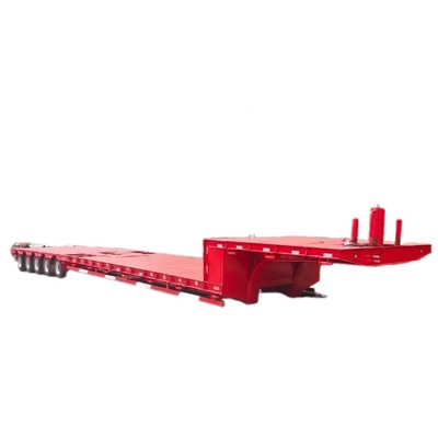 CIMC Heavy Duty Semi-Trailer Lowboy com capacidade de carga 30T 100T 3 eixos 4 eixos