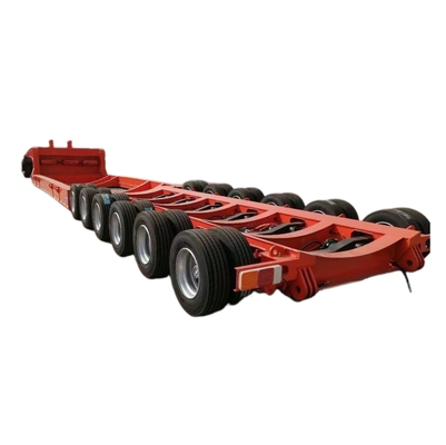 ICMC 3 eixos 60 T 80 120 toneladas Semi-reboque de cama baixa com trenó de pouso padrão de 28 toneladas