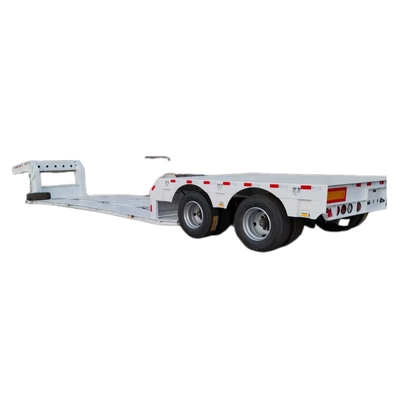 Carga útil máxima 20001-25000 kg Semi-reboque de piso baixo com suporte padrão para pernas CIMC