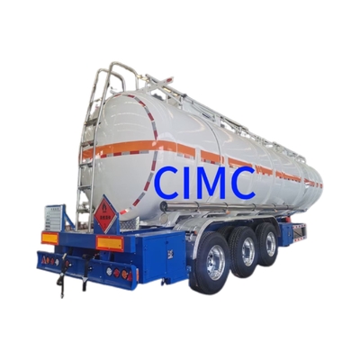 Solução de caminhão-reboque CIMC Tri-axis Oil Tanker Truck para transporte seguro 30000 kg