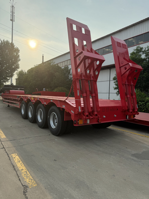 CIMC Fábrica Outlet Semi-trailer Nova condição Material de aço de cama baixa 60 contêiner Semi-trailer