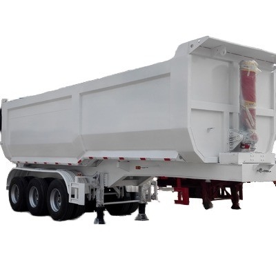 CIMC Quality Dump Truck Site Construção Transporte de areia e cascalho Tippers Rear Dump Semi-Trailer