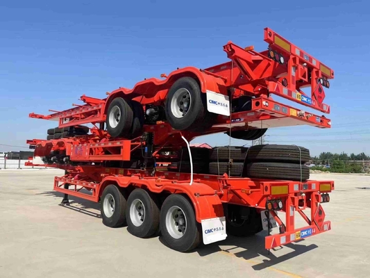 CIMC 3 eixo 20FT 40ft Container Skeleton Trailer Semi-trailer