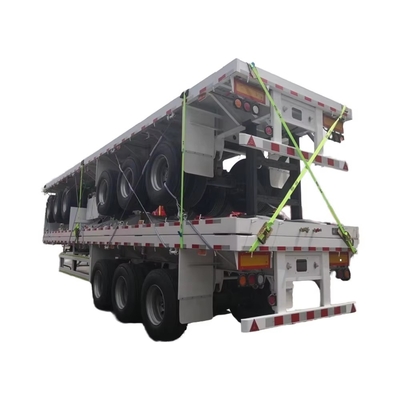 CIMC 50Ton 3 eixos 50Ton semi-reboque de reboque plano