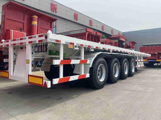 CIMC Container Flat Semi-trailer Heavy-duty 4-axis 100t Export Brand New Container Trailer
