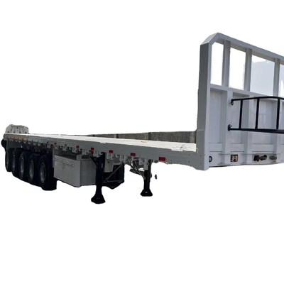 CIMC 5 eixos 40ft extensível corda de alongamento euforios e ganchos ajudam a prender a carga Tractor caminhão de convés plano Semi-remolque