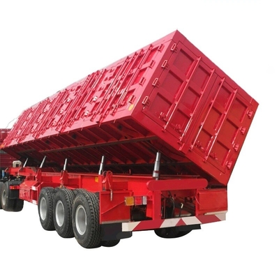 CIMC 40FT 3 Peso do eixo tare 8.5t 1300*2500mm Suspensão mecânica de trabalho pesado 13pc folha moagem de parede Semi-reboque de reboque lateral