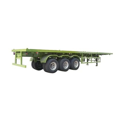Venda a retalho Automóvel de 100 toneladas semirreboque em estado novo Container de transporte de 3 eixos Sistema de travagem Wabco
