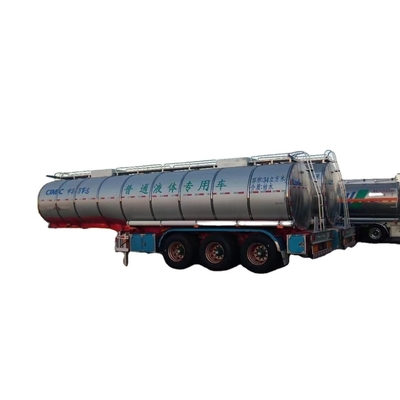CIMC Chinese Manufacturer 3-Axis Aluminium Alloy Oil Tanker Truck Factory Pricing Semi-Trailer