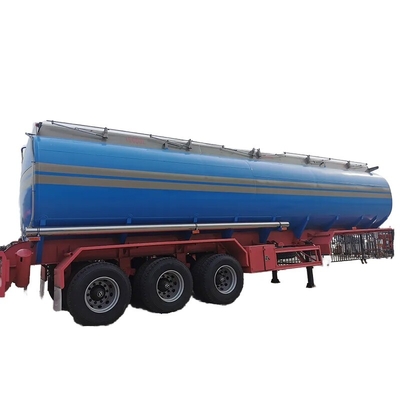 CIMC Q370R 13150*2500*4100mm 1 compartimento 15000kgs Tare peso 10 peças folhas primavera 45CBM 3 eixo transporte de GNL Tanque Semi-remolque