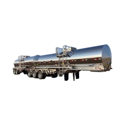 África Advanced B-Tank Fuel Tanker Semi Trailer: Projetado para transporte seguro e eficiente de líquido com capacidade aumentada