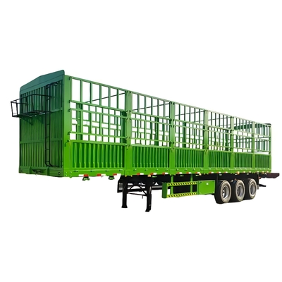 CIMC Factory Direct Fence Truck 3 Axle 40 Feet Sidewall Multipurpose Semi-Trailer Fence-Type Cargo Bulk Trailer
