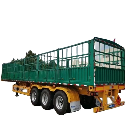 CIMC Alta Qualidade 3 eixos vedação caminhão de carga semi-reboque reboque vedação parede lateral semi-reboque China Fornecedor Vendas Diretas