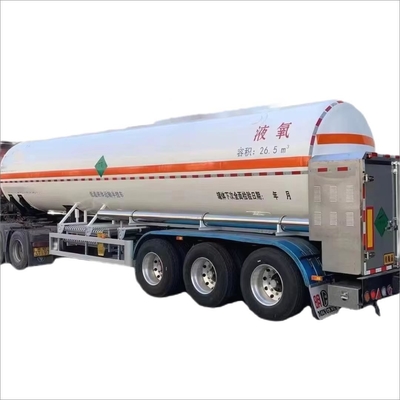 CIMC 3 eixo aço carbono 20 a 30 cbms criogénico oxigénio líquido hidrogénio gás natural transporte de embarcações sob pressão caminhão-tanque reboque