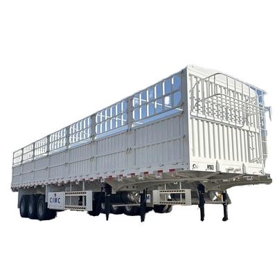 Último modelo de semi-reboque de aço de alta resistência para carga e transporte de cargas