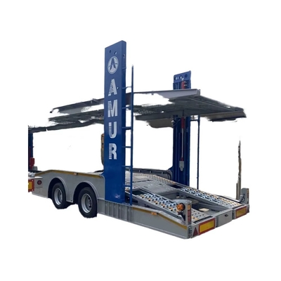 2/3 eixo de aço inoxidável 6-10 Land Road Car Trailer Semi Utility Flatbed Carrier Trailer