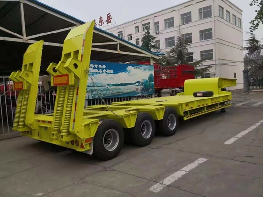 Veículo de transporte pesado com eixo triangular de aço ou alumínio 40/45/50/60 toneladas