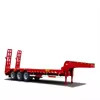 Semi-reboque de carga pesada para transporte seguro de máquinas e veículos de construção de equipamentos de grande porte