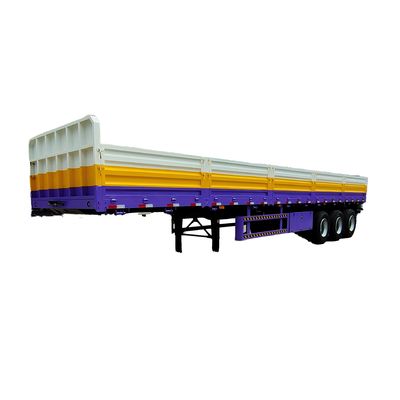 Container de parede lateral de carga pesada melhorado Semi-trailer Versátil Transporte de contêineres durável e eficiente