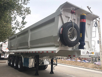Africa Heavy-Duty Dump Truck Semi-Trailer: Projetado para o transporte e descarregamento eficientes de materiais a granel e resíduos