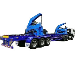 Carregador lateral Semi-remolque otimizado para carregamento e descarregamento de contêineres eficientes Estabilidade e segurança aprimoradas