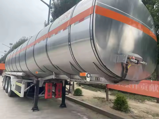 CIMC liga de alumínio multifunção 3 eixo 25000-70000l tanque de gasolina tanque de combustível de óleo
