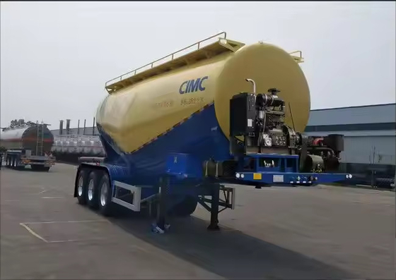 2/3/4 Eixo Aço inoxidável ou Ferro Cimento Calça Leite Cinzas de Carvão Mineral Tanque de pó Caminhão Semi-remolque