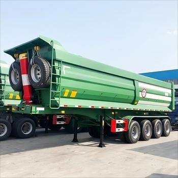Africa Heavy-Duty Dump Truck Semi-Trailer: Projetado para o transporte e descarregamento eficientes de materiais a granel e resíduos