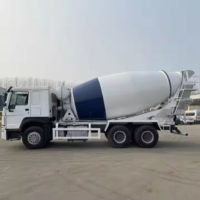HOWO de segunda mão 340HP 2-25cbms 9630*2500*3998mm 16650kg Cimento caminhão de mistura de concreto