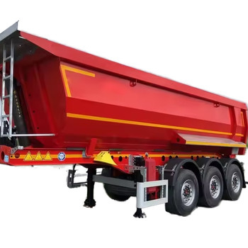 Africa Heavy-Duty Dump Truck Semi-Trailer: Projetado para o transporte e descarregamento eficientes de materiais a granel e resíduos