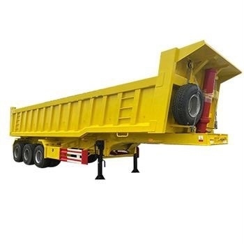 Africa Heavy-Duty Dump Truck Semi-Trailer: Projetado para o transporte e descarregamento eficientes de materiais a granel e resíduos
