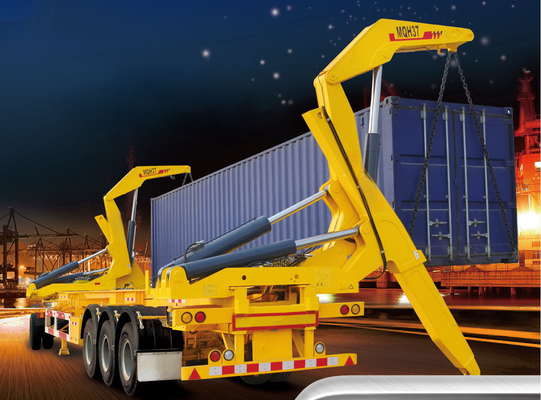 Carregador lateral Semi-remolque otimizado para carregamento e descarregamento de contêineres eficientes Estabilidade e segurança melhoradas para venda na África