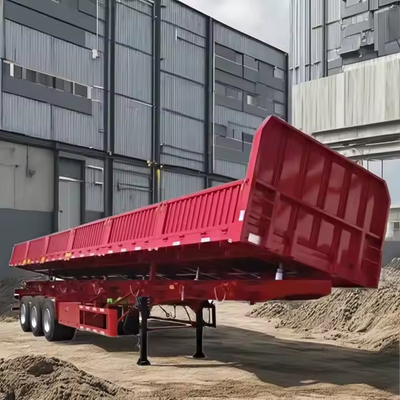 CIMC 40FT 3 eixo Tare Peso 8,5t Pesada Suspensão mecânica de parede Semi-reboque lateral