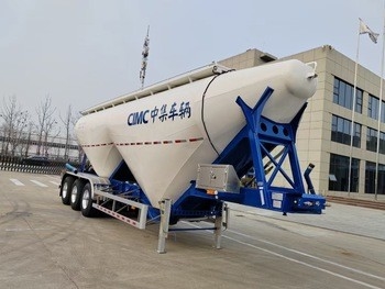 CIMC Última concepção de trailers de tanques de farinha de alta resistência para alimentos