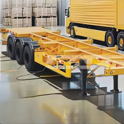 CIMC Aço de Alta Tensibilidade 70 toneladas Capacidade de Carga 20 ou 40 polegadas Semi-remolque esqueleto