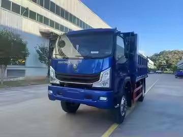 Aço de alta resistência à tração 6080*2320*2820mm LHD 4*12 Mini Truck Tipper