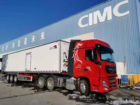 Novo Diesel Combustível Aço Armazenamento a Frio Van Light Duty Refrigerador de Alimentos Congelados Semi-Relógio