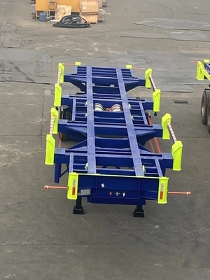 CIMC Factory Direct Veículo Produtos de Qualidade 3 eixos Esqueleto Semi-reboque
