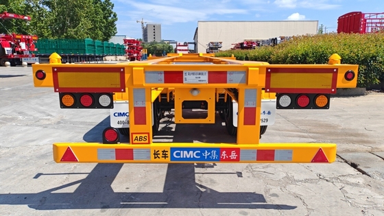 CIMC Transporte de contêineres 2/ 3 Esqueleto de eixo Semi-reboque