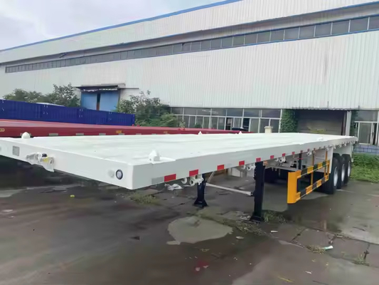 CIMC 40/45ft aço 4Axle Oversized Containerized Cargo Extensible Flatbed Trailers