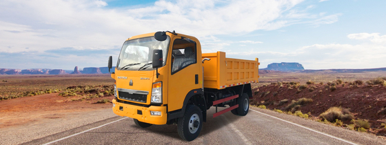 Semi-remolque de camião leve: perfeito para o transporte e descarregamento eficientes de pequenas cargas e materiais a granel