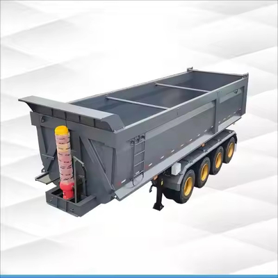 4 eixo 60 toneladas de transporte minério de carvão areia bauxita manganês mármore rocha aço material de construção