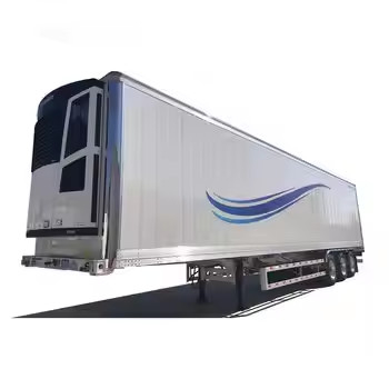 3 eixo 40ft 20ft fábrica direta de aço inoxidável de isolamento de carbono espuma congelado refrigerado trailer