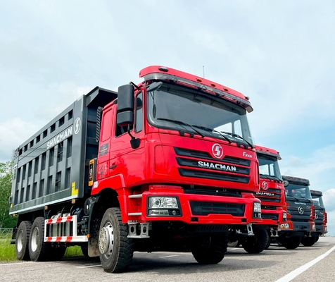 SHACMAN 6*4/8*4 camião de lixo semi-reboque projetado para o transporte eficiente de materiais a granel e resíduos em África