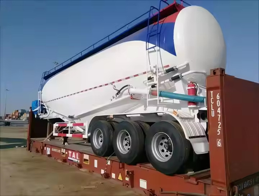 CIMC 3 eixo 40T transporte cimento partículas de PVC cinzas volantes materiais granulares tanque de cimento semi-reboque