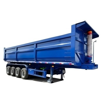Africa Heavy-Duty Dump Truck Semi-Trailer: Projetado para o transporte e descarregamento eficientes de materiais a granel e resíduos