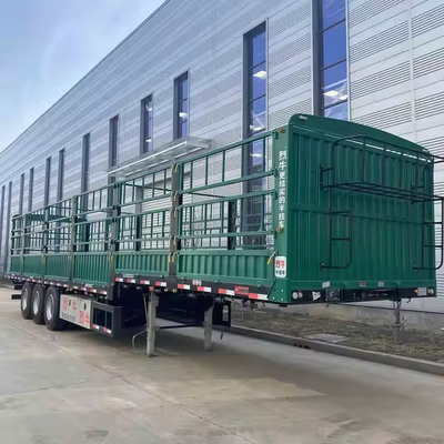 3 eixos 60T vedação de estaca de carga caminhão semi-reboque vedação semi-reboque para venda van caminhão semi-reboque