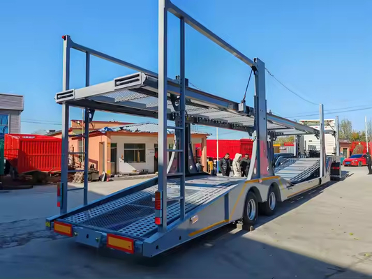 CIMC 40 toneladas 60 toneladas Carro transportador Trailers 10 Carros Transporte Semi-trailers Carro transportador Semi-trucks Trailers