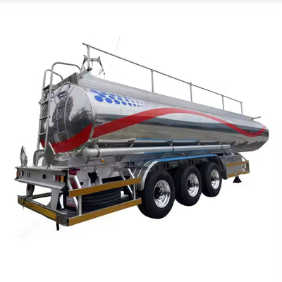 Trator com tanque de combustível de liga de alumínio Trailer 50cbm Caminhão-tanque de combustível