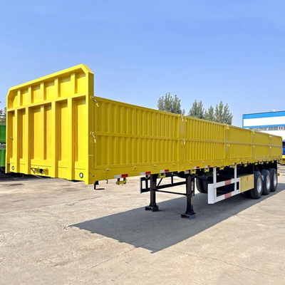 Container de parede lateral de carga pesada melhorado Semi-trailer Versátil Transporte de contêineres durável e eficiente